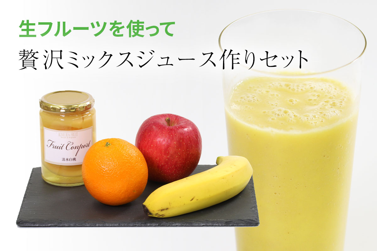 生フルーツ贅沢ミックスジュース作りセット